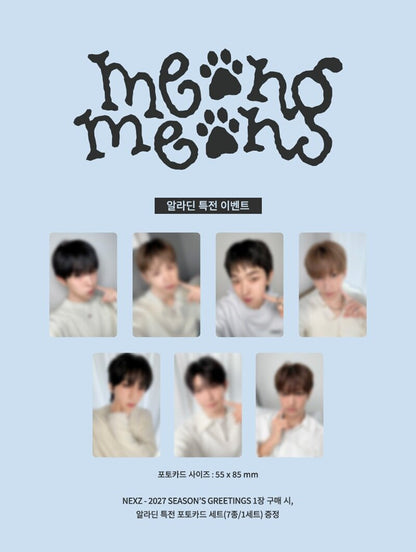NEXZ - 2027 SEASON'S GREETINGS (MEONG MEONG) + POB