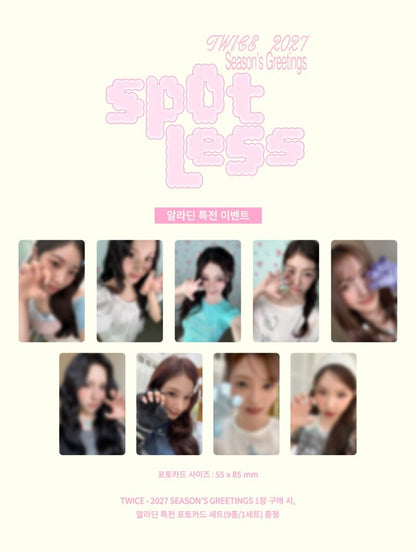 TWICE - 2027 SEASON'S GREETINGS (SPOTLESS) + POB