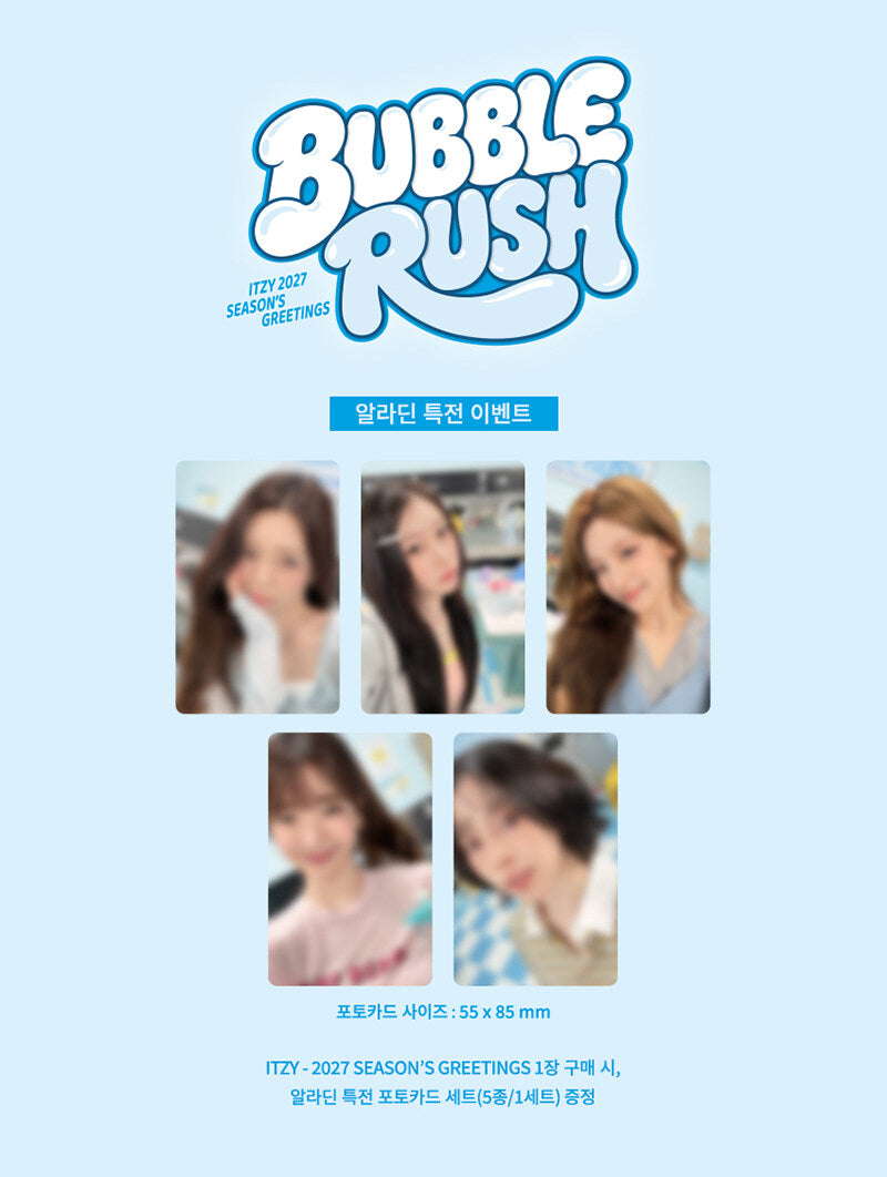 ITZY - 2027 SEASON'S GREETINGS (BUBBLERUSH) + POB