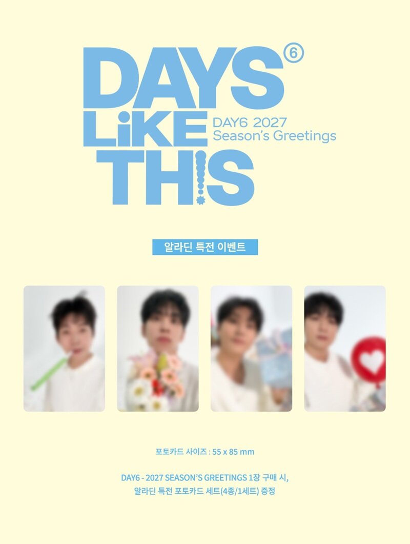 DAY6 - 2027 SEASON'S GREETINGS (DAYS LIKE THIS) + POB
