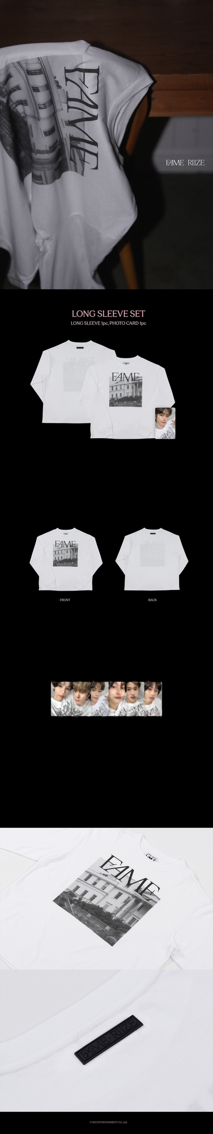 RIIZE -  LONG SLEEVE SET [SILENCE INSIDE THE FAME] MD