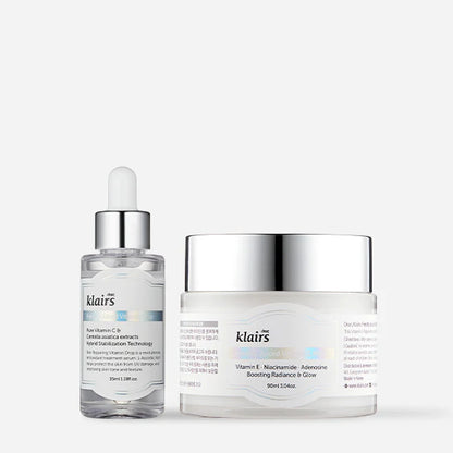 Dear, Klairs - Freshly Juiced Vitamin C Drop + Vitamin E Mask SET
