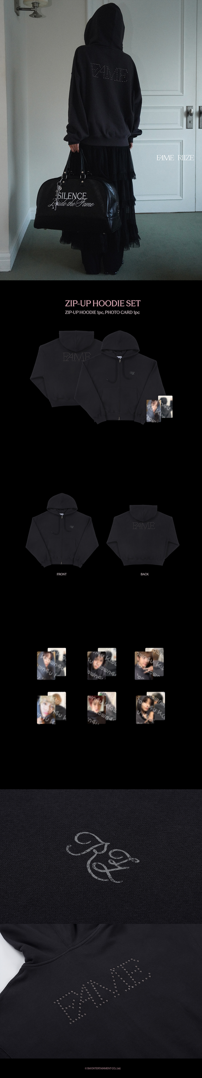 RIIZE - ZIP-UP HOODIE [SILENCE INSIDE THE FAME] MD