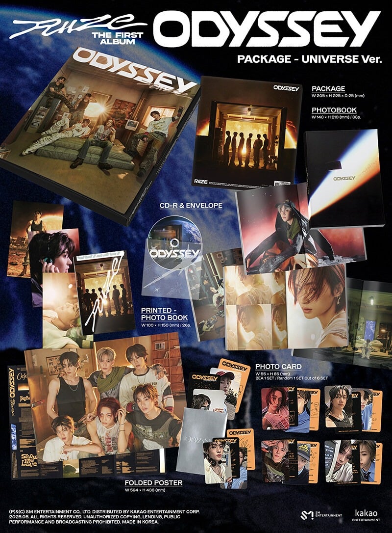 RIIZE – ODYSSEY (PACKAGE Version) (1st Mini Album) (Random)