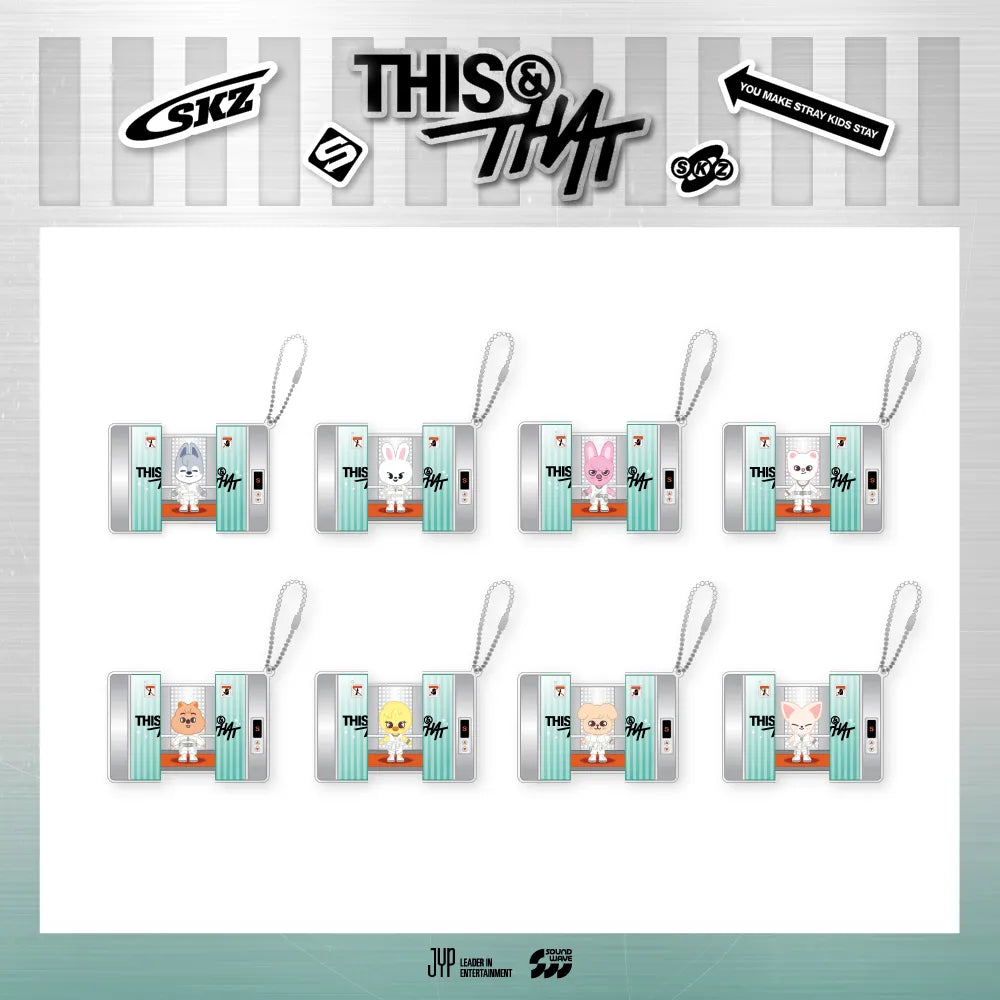 STRAY KIDS - CAPSULE ACRYLIC KEYRING [Week 1 THIS & THAT POP-UP MD]