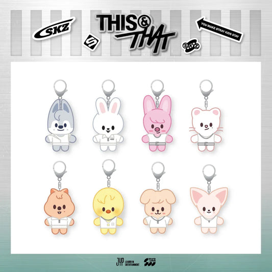 STRAY KIDS - SKZOO COSTUME PLUSH KEYRING  [Week 1 THIS & THAT POP-UP MD]