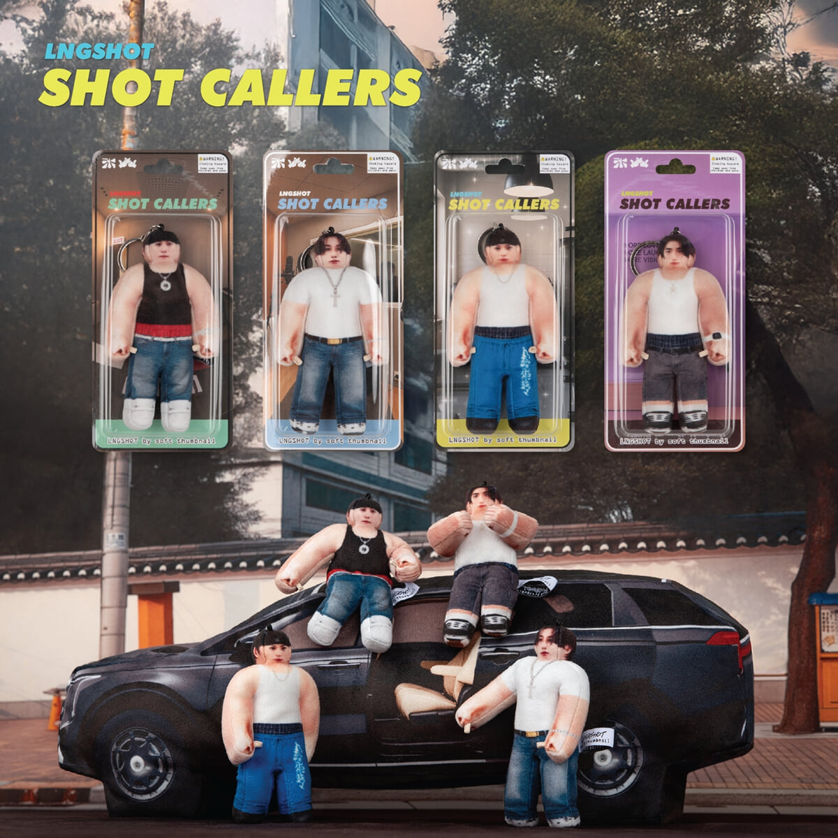 LNGSHOT - EP Album [SHOT CALLERS] (Character Ver.) LIMITED EDITION + FANPLEE POB