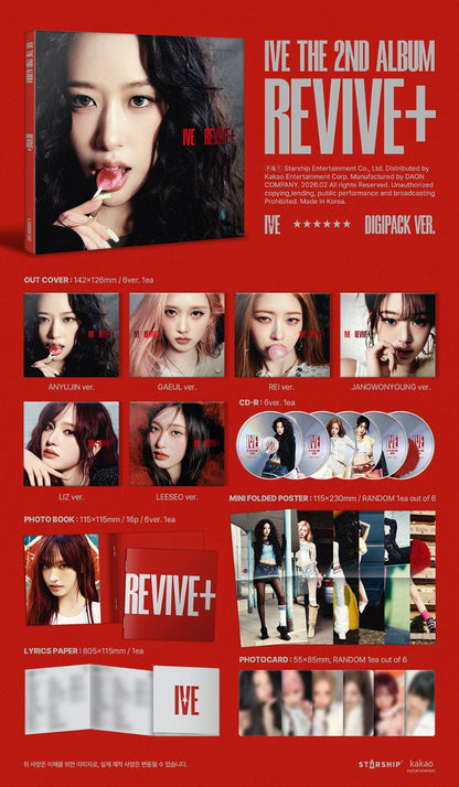 IVE - Revive+ (LIMITED DIGIPACK Ver.) + POB