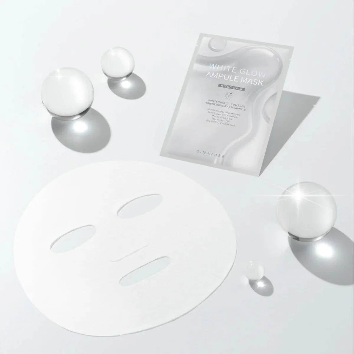 S.Nature White Glow Ampoule Mask