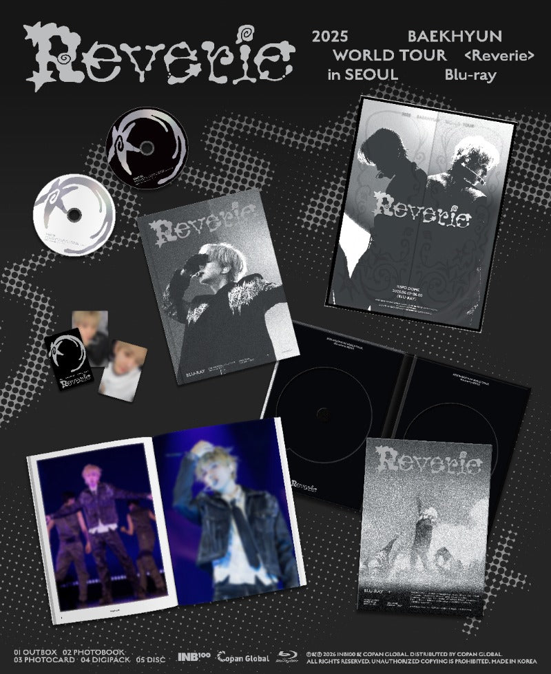 BAEKHYUN - 2025 BAEKHYUN WORLD TOUR [Reverie] in SEOUL (Blu-Ray) + POB