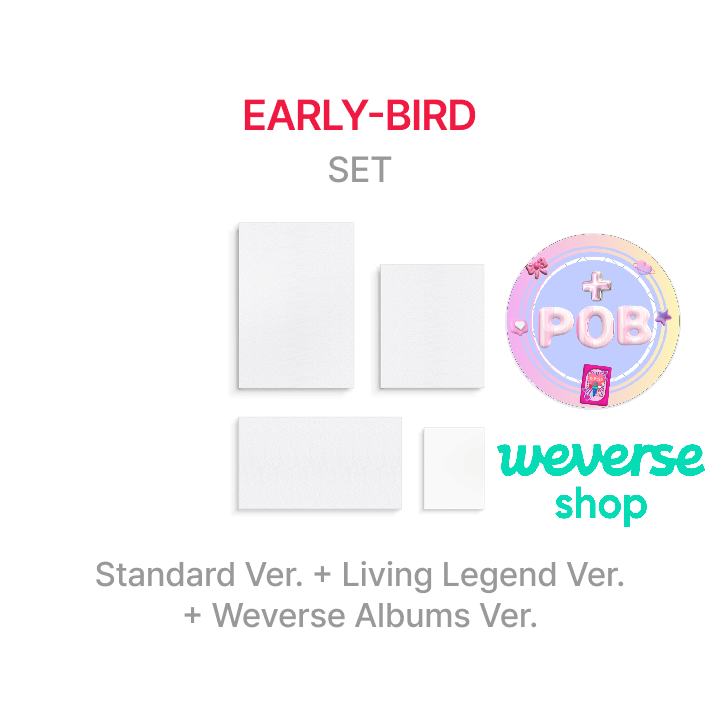 BTS - The 5th Album - [EARLY-BIRD] 'ARIRANG' (Set) + 'ARIRANG' (Living Legend Ver.) + 'ARIRANG' (Weverse Albums ver.) Set + WEVERSE POB