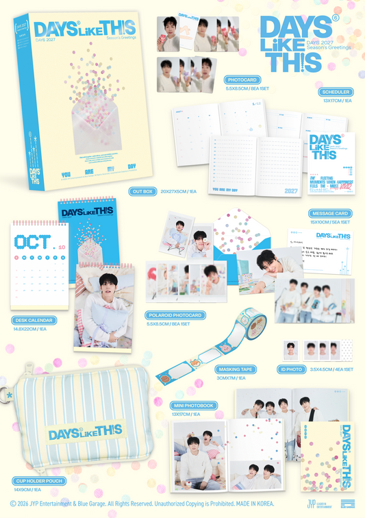 DAY6 - 2027 SEASON'S GREETINGS (DAYS LIKE THIS) + POB