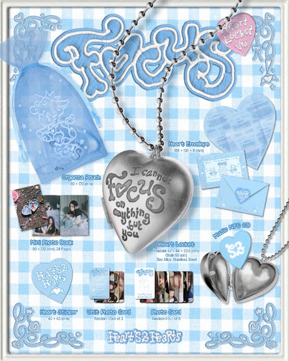 Hearts2Hearts - 1st Mini Album [FOCUS] (Heart Locket Ver.)