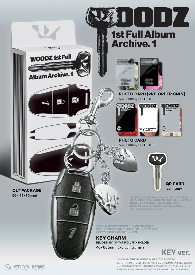 WOODZ - 1st Full Album [Archive. 1] (Key Ver.)