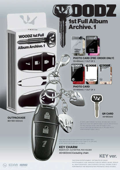 WOODZ - 1st Full Album [Archive. 1] (Key Ver.)