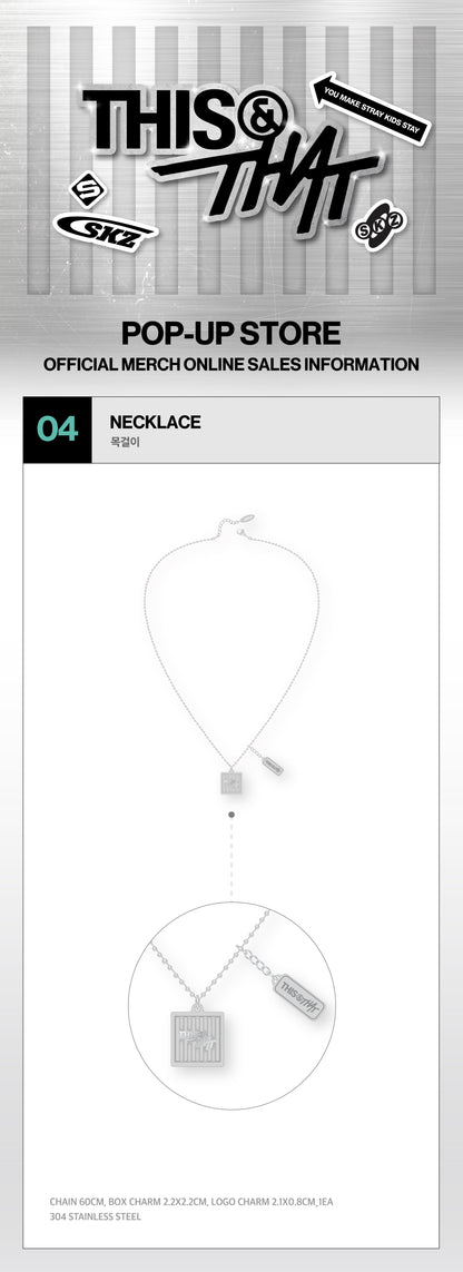 STRAY KIDS - NECKLACE [Week 1 THIS & THAT POP-UP MD]