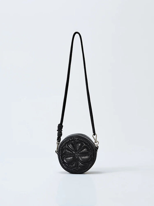 AESPA - [coller aespa edition] LEMONADE KEYRING BAG ONYX BLACK