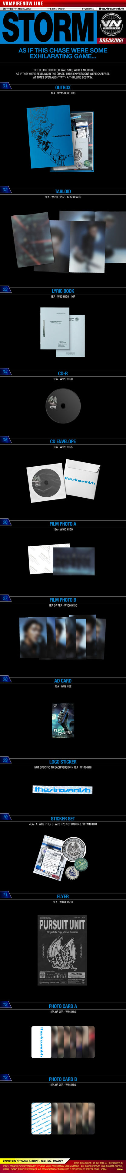 ENHYPEN - THE SIN: VANISH (in stock)