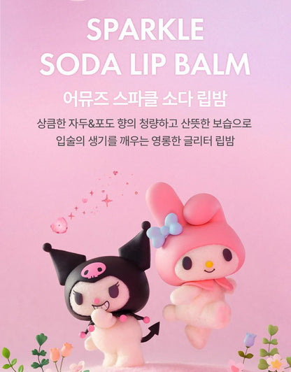 Amuse - Sparkly Soda Lip Balm (My Melody X Kuromi)