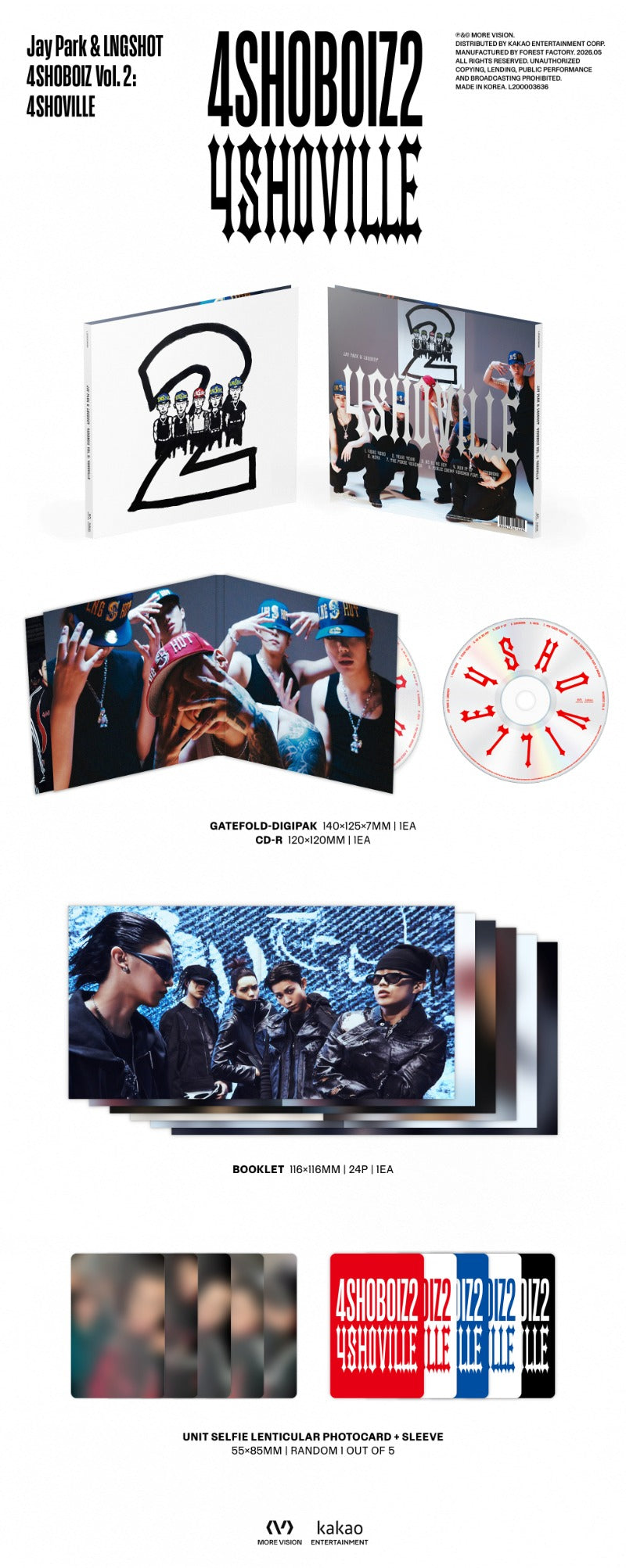 JAY PARK & LNGSHOT - 4SHOBOIZ VOL. 2: 4SHOVILLE