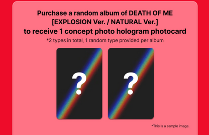 EVAN - DEATH OF ME (PHOTOBOOK VER.) + POB