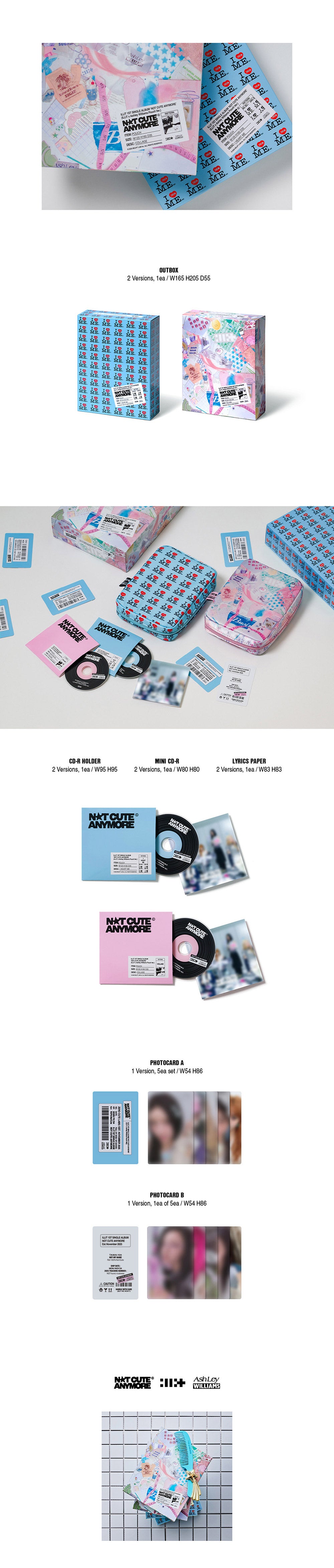 ILLIT - NOT CUTE ANYMORE (ILLIT X ASHLEY WILLIAMS POUCH VER.)