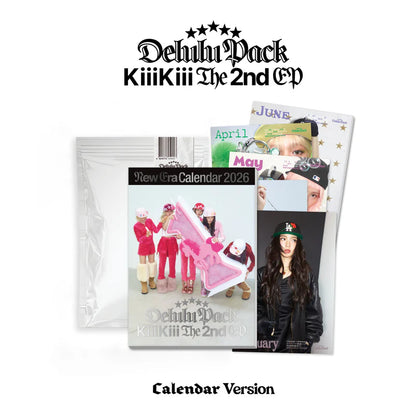 KIIIKIII - DELULU PACK (CALENDAR VER.) [2ND EP ALBUM]