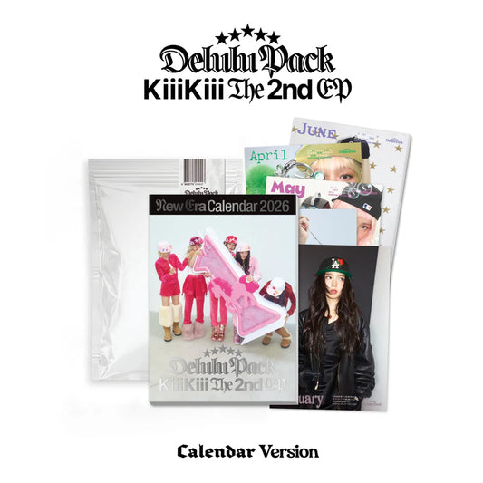 KIIIKIII - DELULU PACK (CALENDAR VER.) [2ND EP ALBUM]