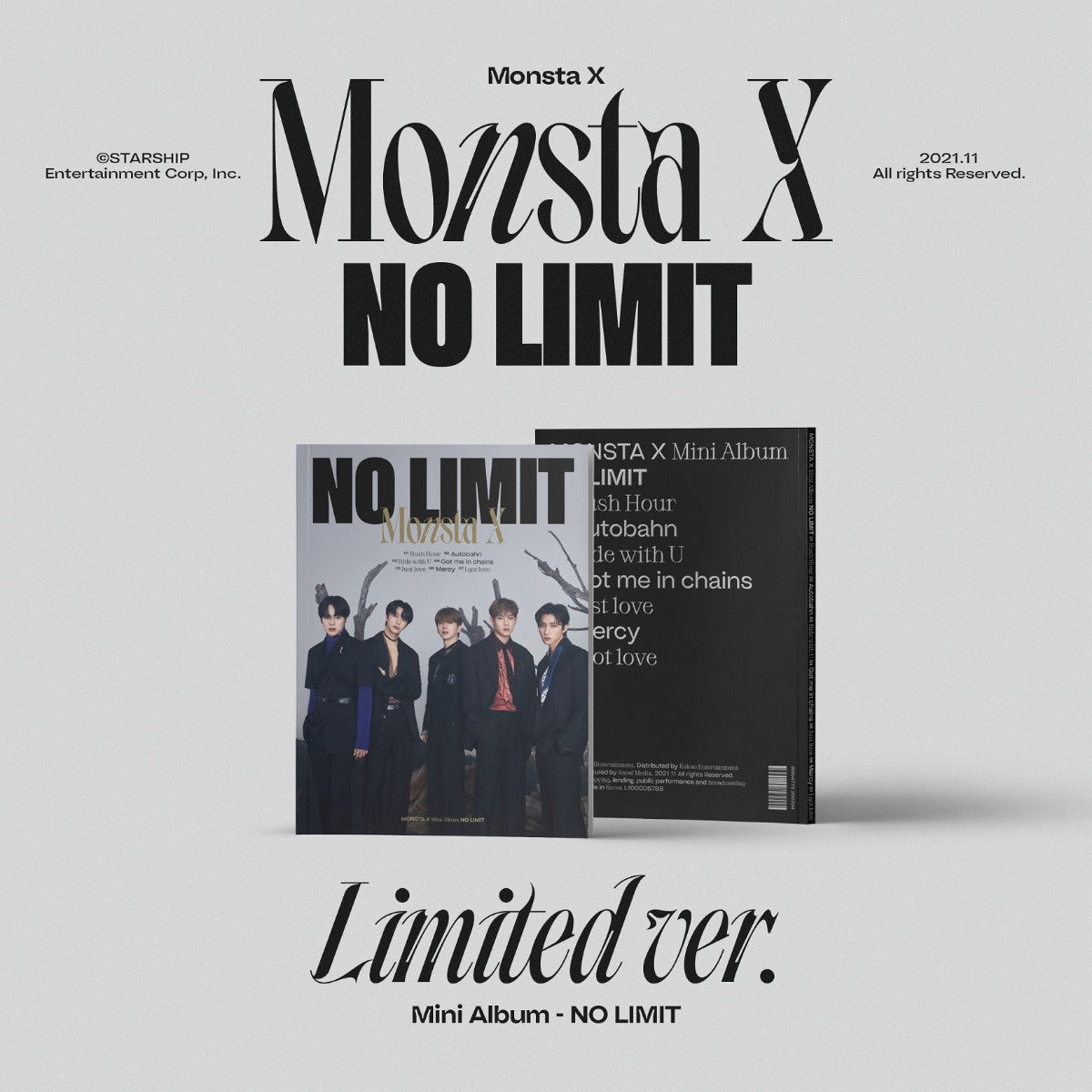 Monsta X - Mini Album Vol.10 - NO LIMIT (Limited Ver.)