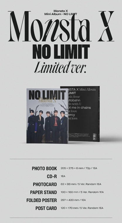 Monsta X - Mini Album Vol.10 - NO LIMIT (Limited Ver.)