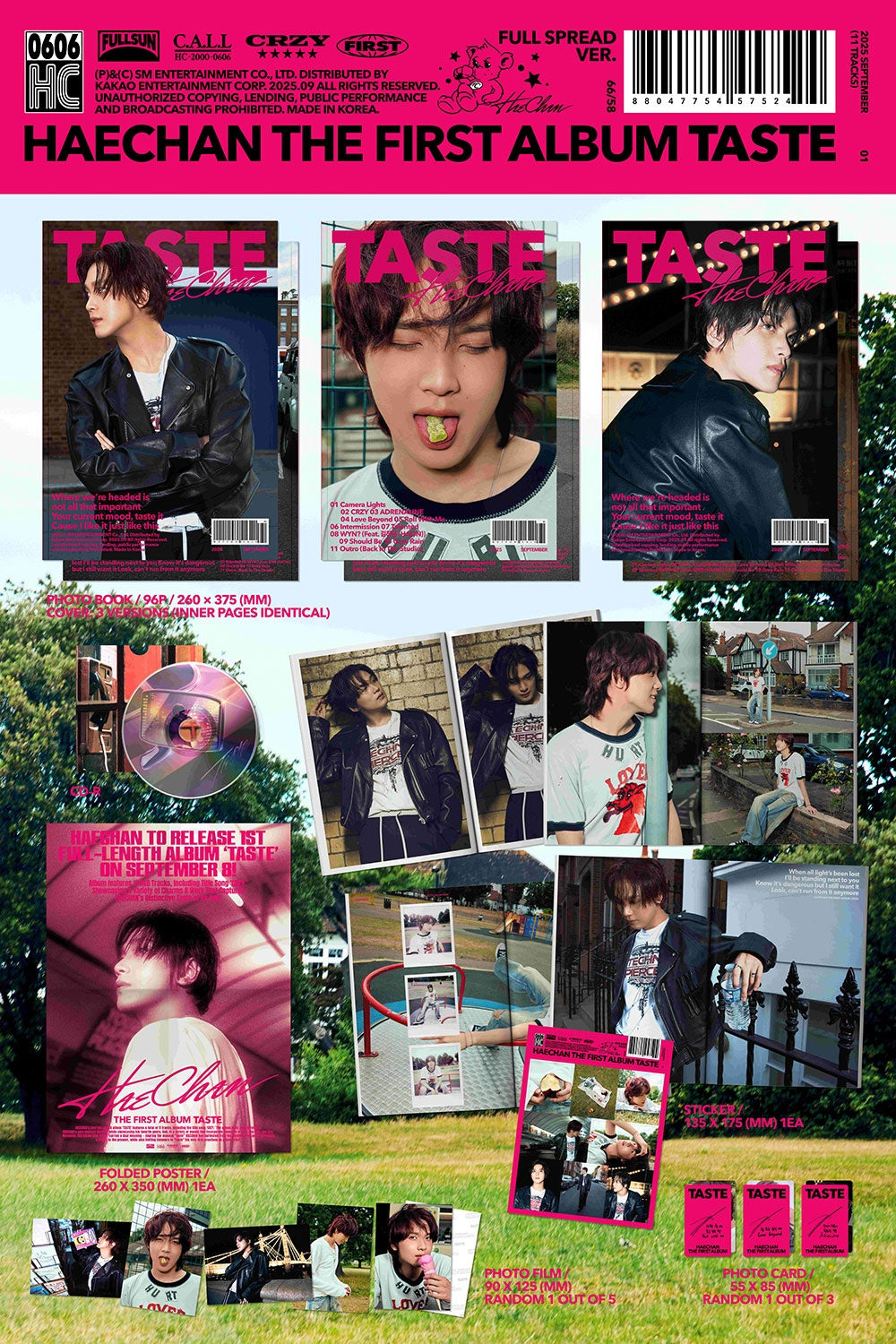 HAECHAN (NCT) - TASTE (FULL SPREAD VER.)