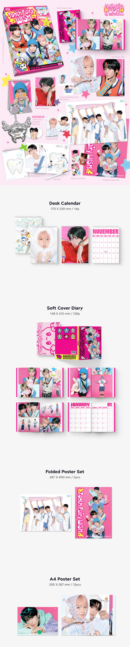 NCT WISH- 2026 SEASON'S GREETINGS + SMTown POB