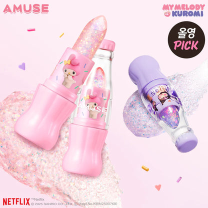 Amuse - Sparkly Soda Lip Balm (My Melody X Kuromi)