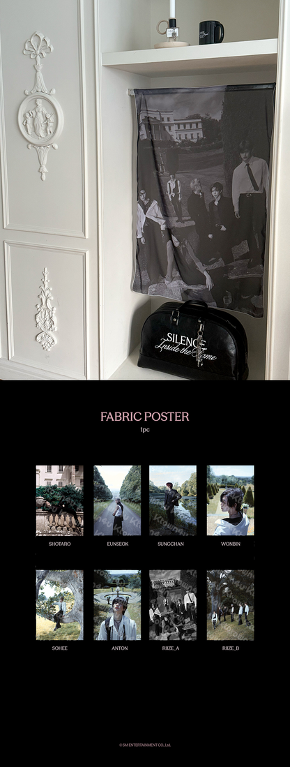 RIIZE -  FABRIC POSTER [SILENCE INSIDE THE FAME] MD