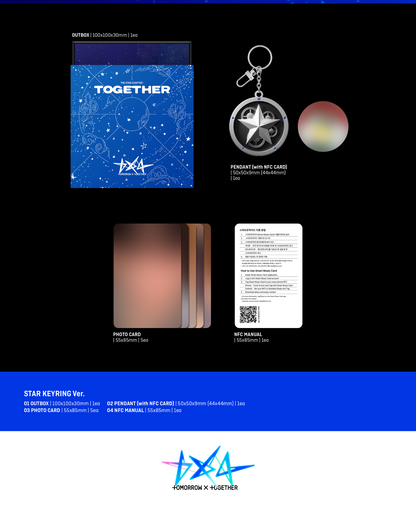 TOMORROW X TOGETHER - THE STAR CHAPTER: TOGETHER (Star Keyring Ver.)