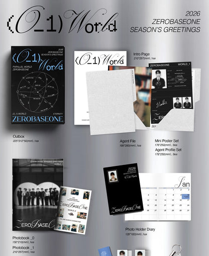 ZEROBASEONE - 2026 SEASON'S GREETINGS + Yes24 POB